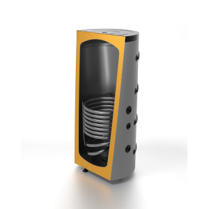 Pufferspeicher 300L mit Wärmetauscher FISH S5 300 X | Solar & Wärmepumpe geeignet