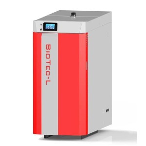 Holzvergaserkessel BIOTEC-L 34 kW – Effizienter Scheitholzkessel A+
