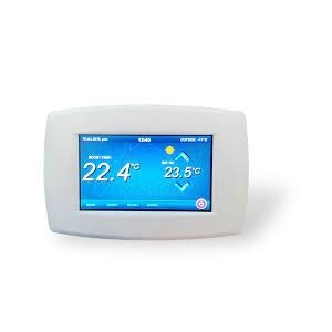 CSK Touch Raumthermostat WLAN – Farbdisplay, Zeitprogramm, drahtlos oder kabelgebunden