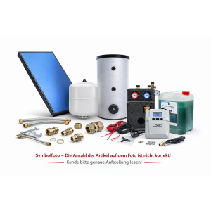 Solarthermie Komplettset für Warmwasser & Heizungsunterstützung | Effiziente Solaranlage