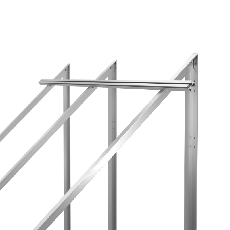 Montageset für Flachdächer für 4 Kollektoren AMP 2.0