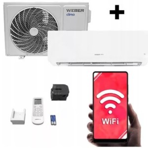 WEBER CLIMA Q 2,6 kW Split-Klimaanlage WiFi R32