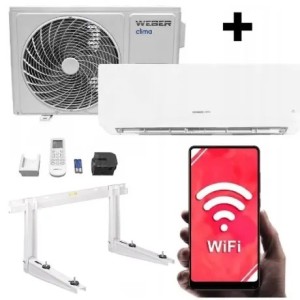 WEBER CLIMA Q 2,6 kW Split-Klima + Rodigas MS230
