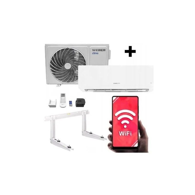 WEBER CLIMA Q 2,6 kW Split-Klima + Rodigas MS230