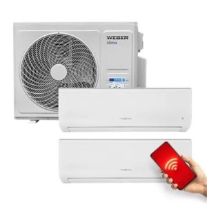WEBER CLIMA Q Multi-Split 2x2,6 kW + 5,1 kW WLAN
