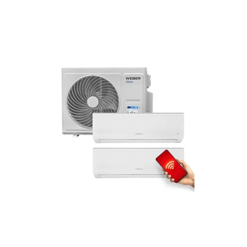 WEBER CLIMA Q Multi-Split 2x2,6 kW + 5,1 kW WLAN