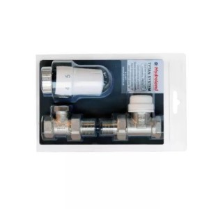 Thermostat Set 1/2 Zoll gerade Heizkörper