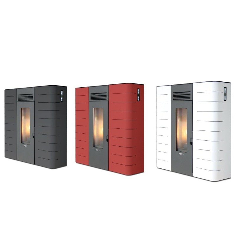 CENTROPELET ZS10 Pelletkaminofen 9,01 kW – kanalisierbarer Pelletofen mit Warmluftverteilung