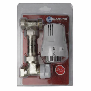 Diamond Thermostatset 1/2 Zoll Winkel Heizkörper