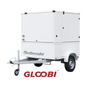 Mobile Heizstation im Anhänger 70 kW – Baustellenheizung & Estrichaufheizung | CM-70kW