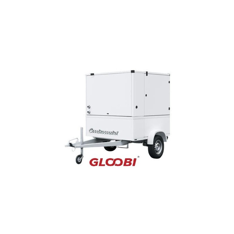 Mobile Heizstation im Anhänger 70 kW – Baustellenheizung & Estrichaufheizung | CM-70kW