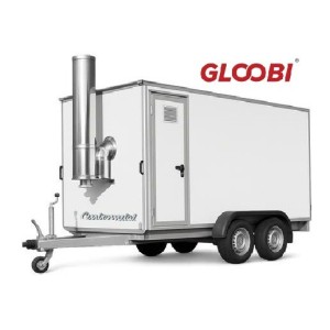 Mobile Heizstation 530 kW im Anhänger – Baustellenheizung & Großheizung