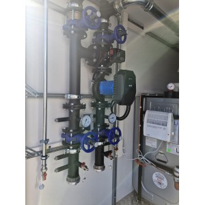 Mobile Heizstation 530 kW im Anhänger – Baustellenheizung & Großheizung