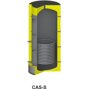 Pufferspeicher mit einem Wärmetaucher