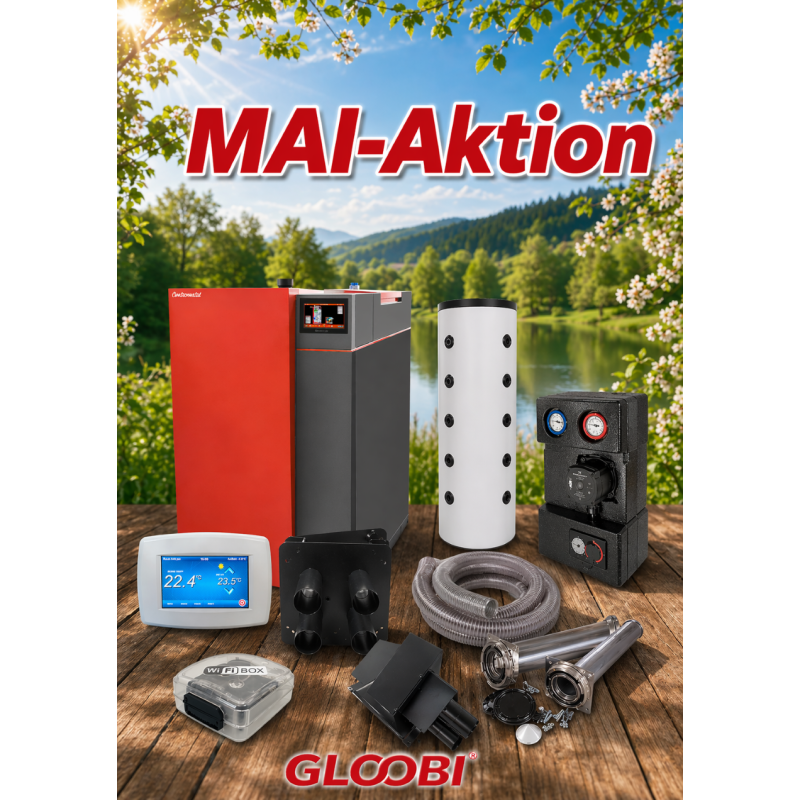 Pelletkessel Compact 18 kW Komplettset mit Pufferspeicher kaufen