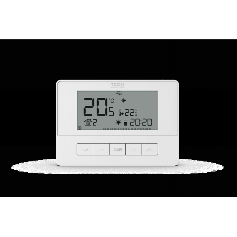 TECH EU-T-4.1 / EU-T-4.2 Raumthermostat | Digitaler Heizungsregler