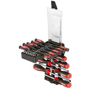 SUPER-EGO Schraubendreher, Steckschlüssel, Halter & Bits - 44er Set