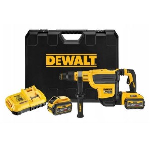 54V 10.5J Bohrhammer + Koffer, 2 Akkus & DeWALT DCH614X2 Ladegerät