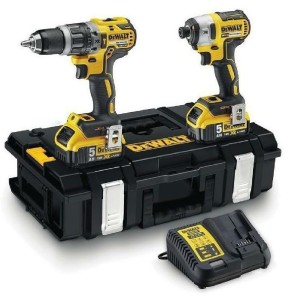 DeWalt Brushless Combo Set Schlagbohrschrauber + Schraubendreher DCK266P2