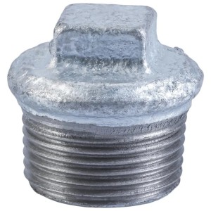 6/4" verzinkter Stopfen